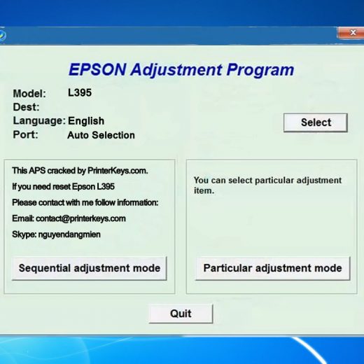 Epson-L395-Adjustment-Program