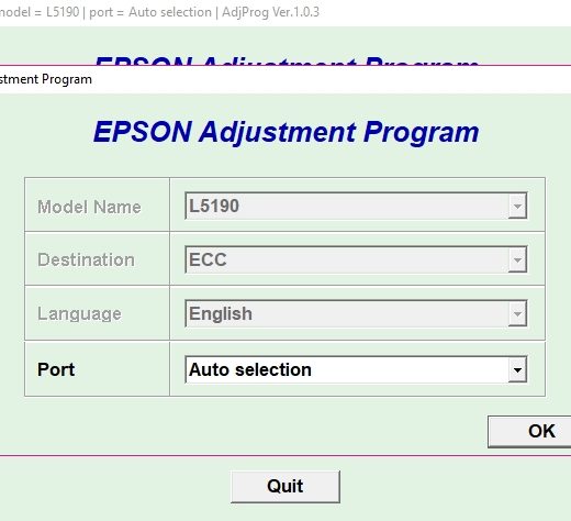 Epson-L5190-Adjustment-Program-Step-1