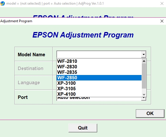 Epson-WF2810-XP4105-Adjustment-Program-Step-1