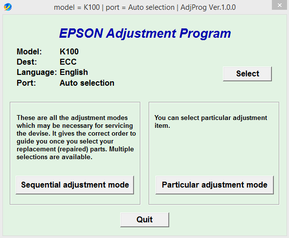 Epson-k100-adjustment-program